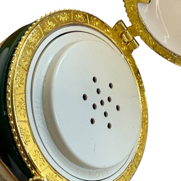 Mr. Christmas Musical Enamel Christmas Egg 2006 Plays The First Noel 4.5' x 2" - Picture 7 of 15